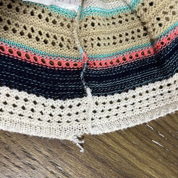 Say What  Fair Isle Knit Cardigan Open Sweater Womens Sz L - Picture 8 of 16